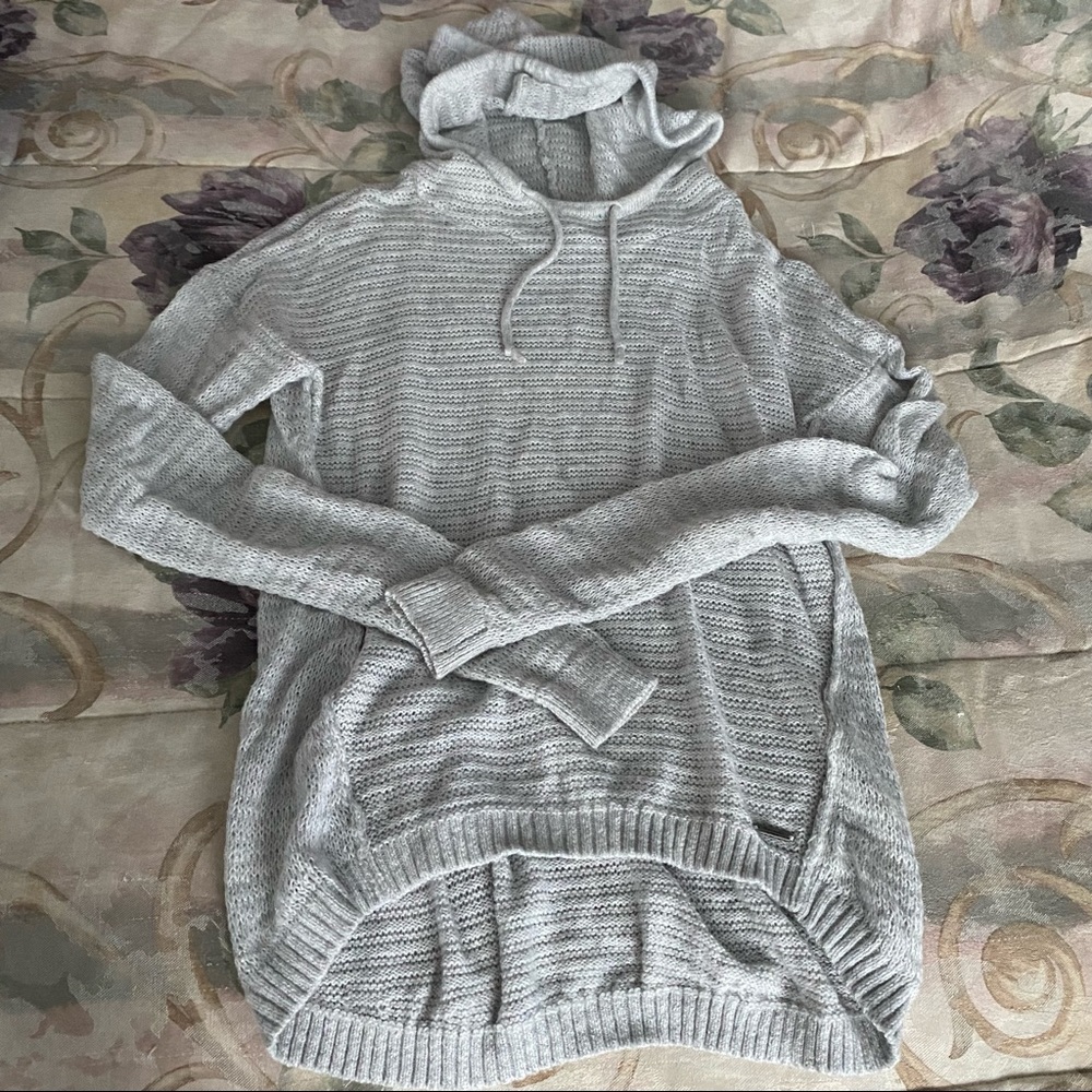 Abercrombie & Fitch Grey Knit Hoodie, XS - Item 0046